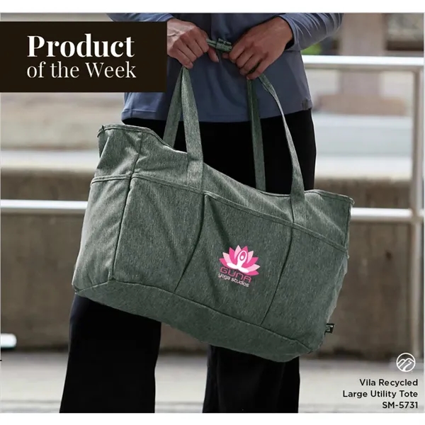 Vila Recycled Large Utility Tote... from ASI 66887 PCNA / Bullet