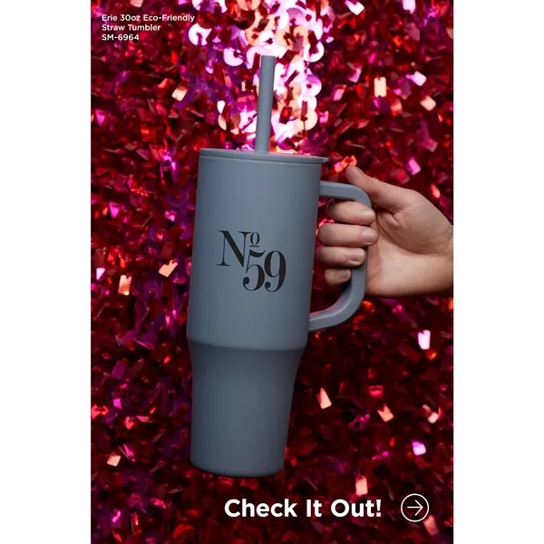 Erie 30oz Eco-Friendly Straw Mug... from ASI 66887 PCNA / Bullet