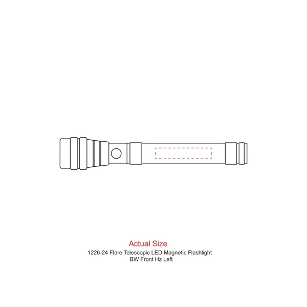Telescopic LED magnetic flashlight.... from ASI 66887 PCNA / Leeds