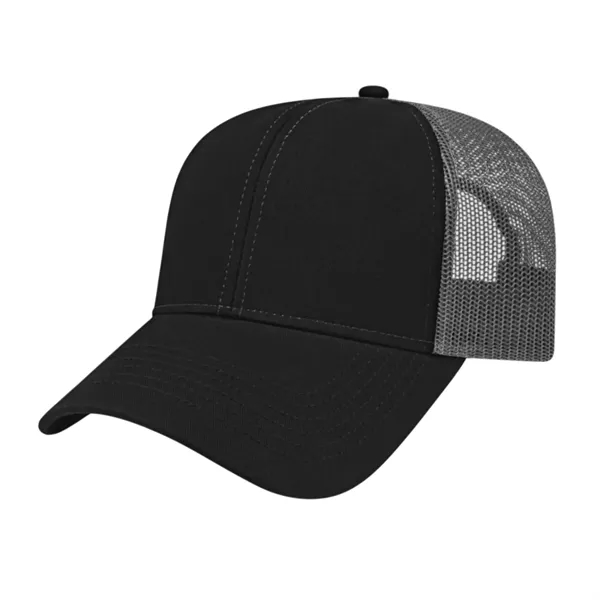 Cap America Two-Tone Trucker Mesh Back Cap... from ASI 66887 PCNA / Bullet