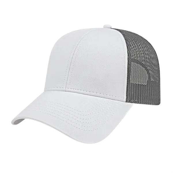 Cap America Two-Tone Trucker Mesh Back Cap... from ASI 66887 PCNA / Bullet