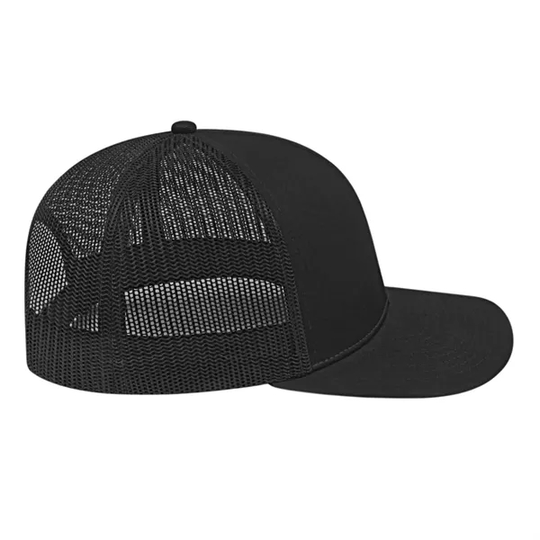 Cap America Poly/Cotton Trucker Mesh Back Cap... from ASI 66887 PCNA / Bullet