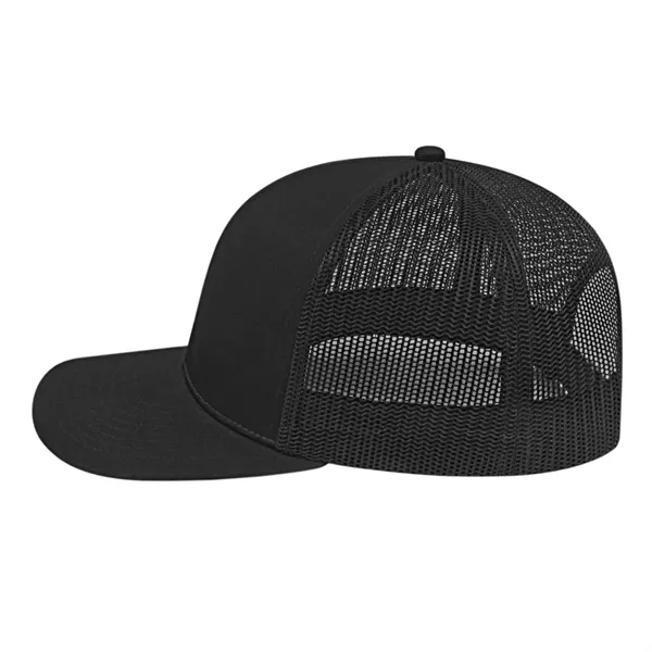 Cap America Poly/Cotton Trucker Mesh Back Cap... from ASI 66887 PCNA / Bullet