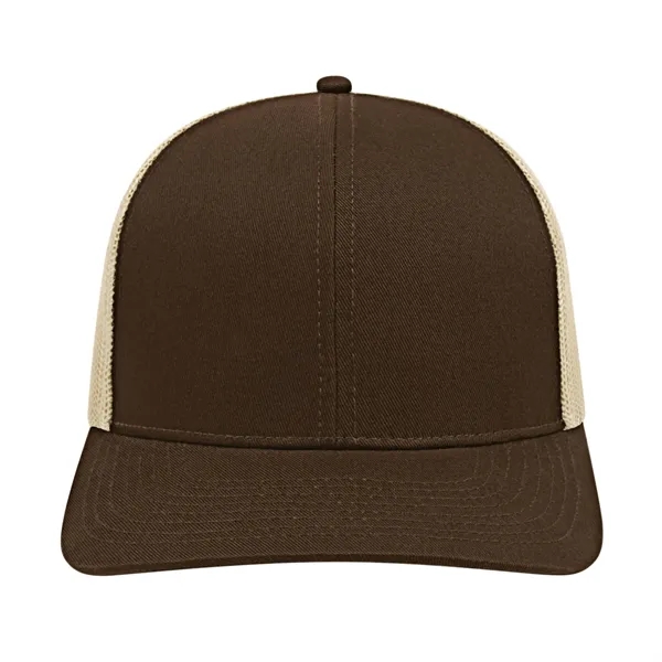 Cap America Poly/Cotton Trucker Mesh Back Cap... from ASI 66887 PCNA / Bullet