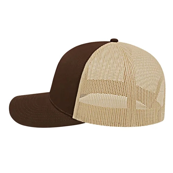 Cap America Poly/Cotton Trucker Mesh Back Cap... from ASI 66887 PCNA / Bullet