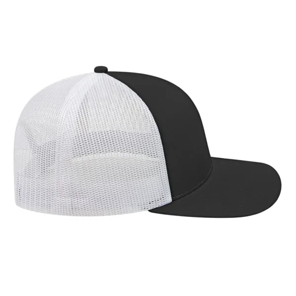 Cap America Poly/Cotton Trucker Mesh Back Cap... from ASI 66887 PCNA / Bullet
