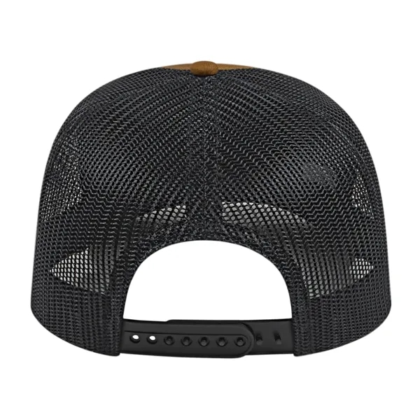 Cap America Poly/Cotton Trucker Mesh Back Cap... from ASI 66887 PCNA / Bullet