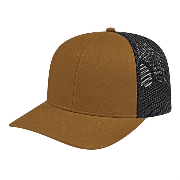 Cap America Poly/Cotton Trucker Mesh Back Cap... from ASI 66887 PCNA / Bullet