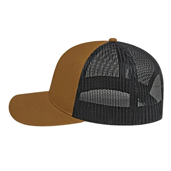 Cap America Poly/Cotton Trucker Mesh Back Cap... from ASI 66887 PCNA / Bullet