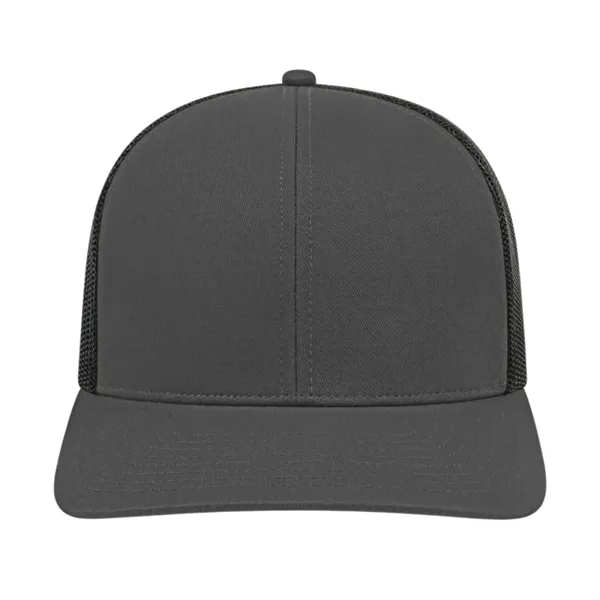 Cap America Poly/Cotton Trucker Mesh Back Cap... from ASI 66887 PCNA / Bullet