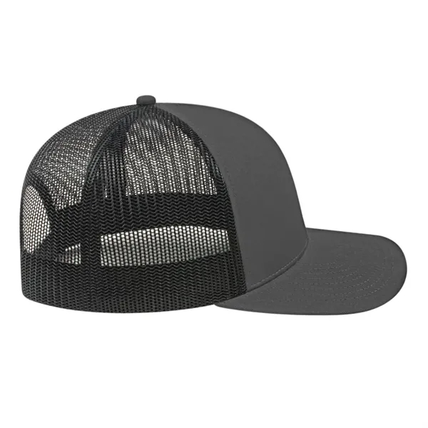 Cap America Poly/Cotton Trucker Mesh Back Cap... from ASI 66887 PCNA / Bullet