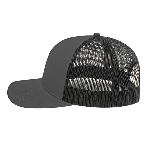 Cap America Poly/Cotton Trucker Mesh Back Cap... from ASI 66887 PCNA / Bullet