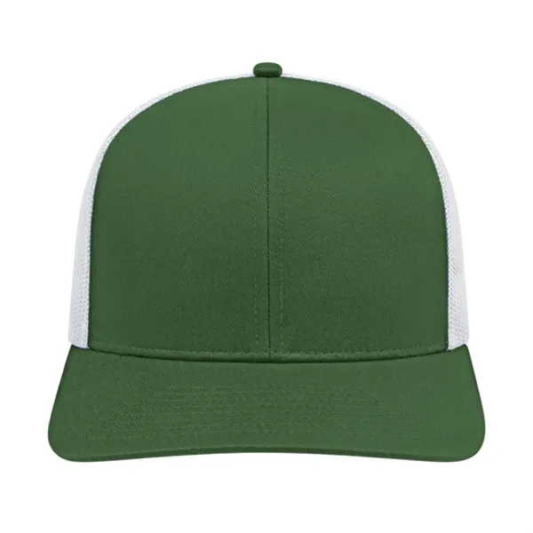 Cap America Poly/Cotton Trucker Mesh Back Cap... from ASI 66887 PCNA / Bullet