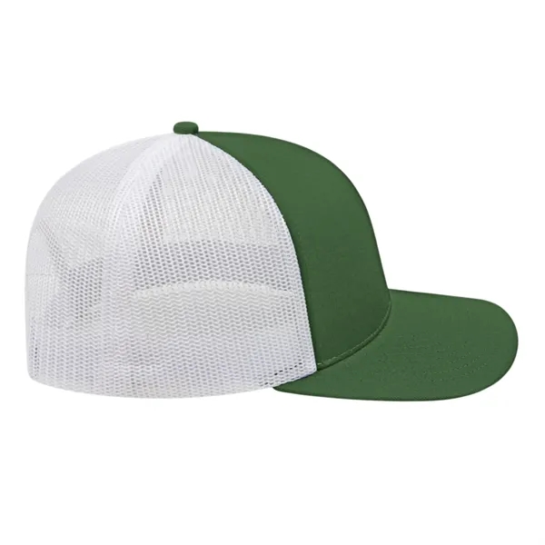 Cap America Poly/Cotton Trucker Mesh Back Cap... from ASI 66887 PCNA / Bullet