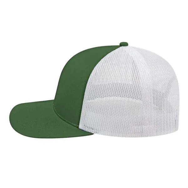 Cap America Poly/Cotton Trucker Mesh Back Cap... from ASI 66887 PCNA / Bullet