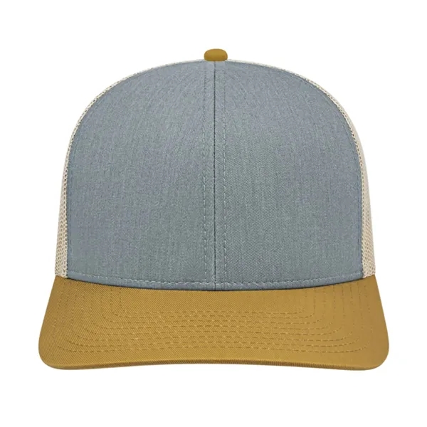 Cap America Poly/Cotton Trucker Mesh Back Cap... from ASI 66887 PCNA / Bullet