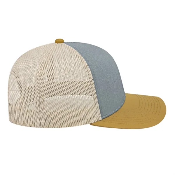 Cap America Poly/Cotton Trucker Mesh Back Cap... from ASI 66887 PCNA / Bullet