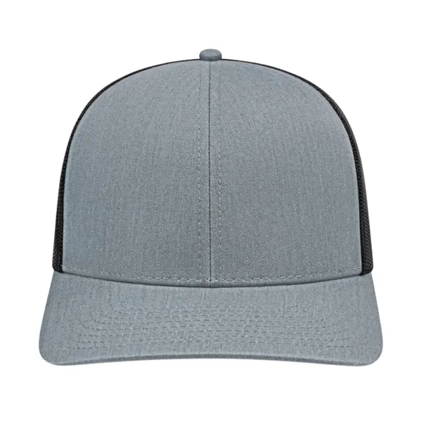 Cap America Poly/Cotton Trucker Mesh Back Cap... from ASI 66887 PCNA / Bullet