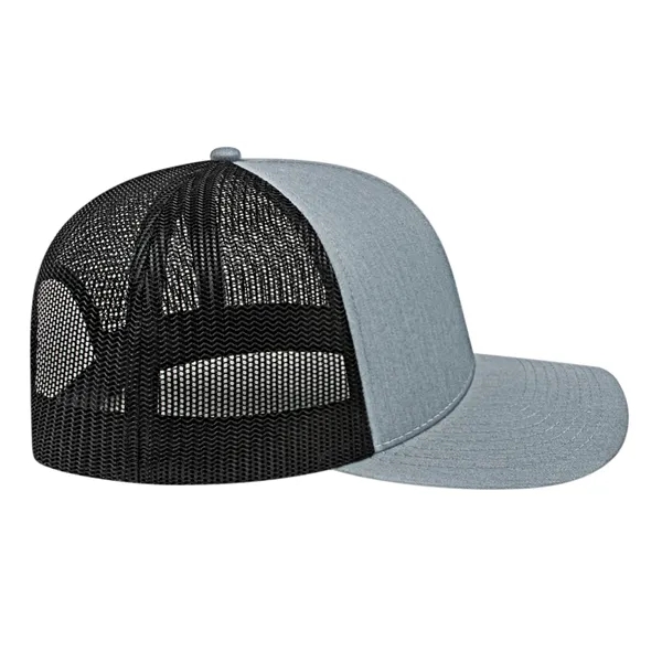 Cap America Poly/Cotton Trucker Mesh Back Cap... from ASI 66887 PCNA / Bullet