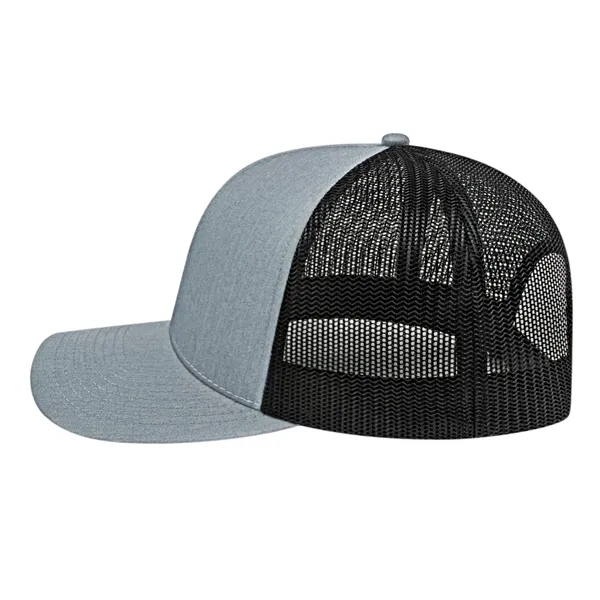 Cap America Poly/Cotton Trucker Mesh Back Cap... from ASI 66887 PCNA / Bullet