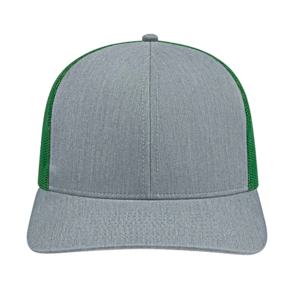 Cap America Poly/Cotton Trucker Mesh Back Cap... from ASI 66887 PCNA / Bullet