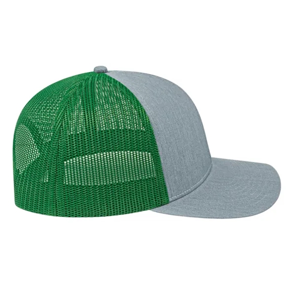 Cap America Poly/Cotton Trucker Mesh Back Cap... from ASI 66887 PCNA / Bullet