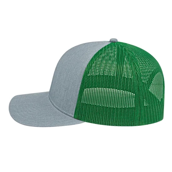 Cap America Poly/Cotton Trucker Mesh Back Cap... from ASI 66887 PCNA / Bullet