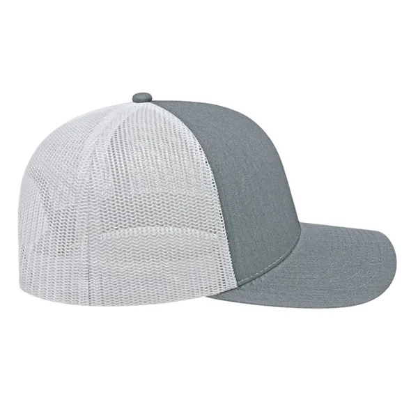 Cap America Poly/Cotton Trucker Mesh Back Cap... from ASI 66887 PCNA / Bullet