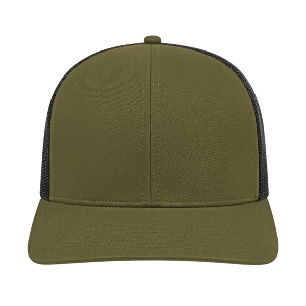 Cap America Poly/Cotton Trucker Mesh Back Cap... from ASI 66887 PCNA / Bullet