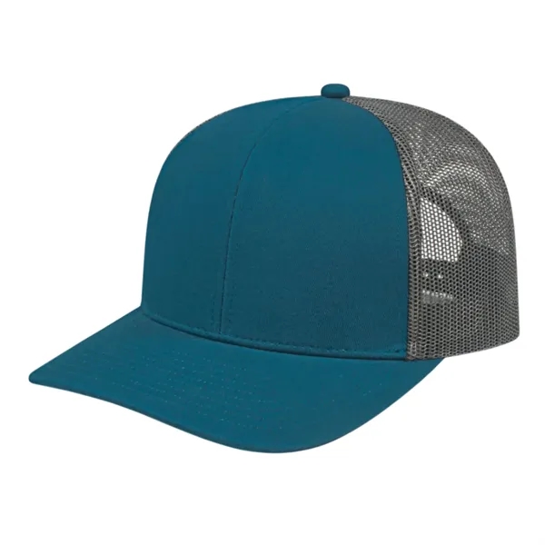 Cap America Poly/Cotton Trucker Mesh Back Cap... from ASI 66887 PCNA / Bullet