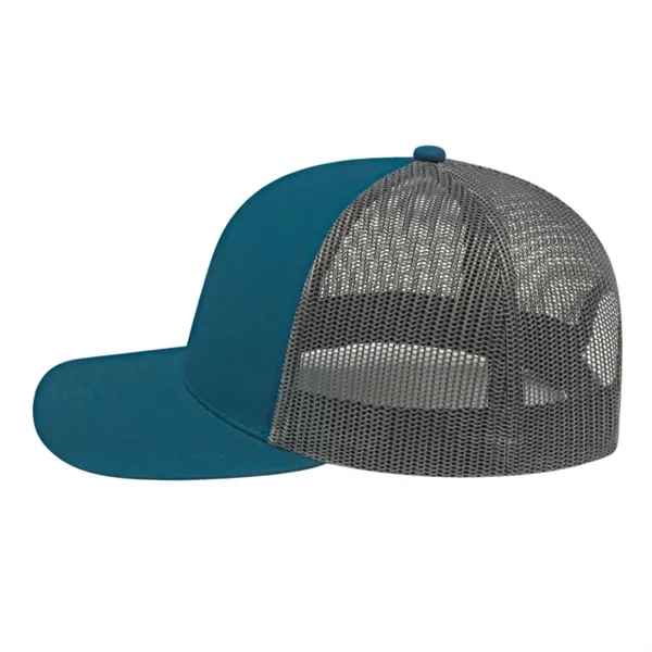 Cap America Poly/Cotton Trucker Mesh Back Cap... from ASI 66887 PCNA / Bullet