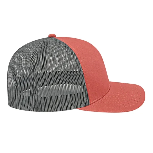 Cap America Poly/Cotton Trucker Mesh Back Cap... from ASI 66887 PCNA / Bullet