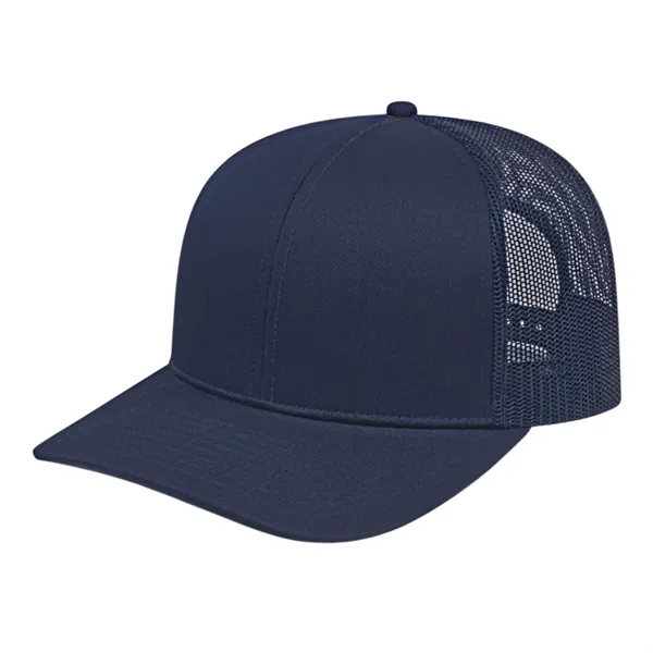 Cap America Poly/Cotton Trucker Mesh Back Cap... from ASI 66887 PCNA / Bullet