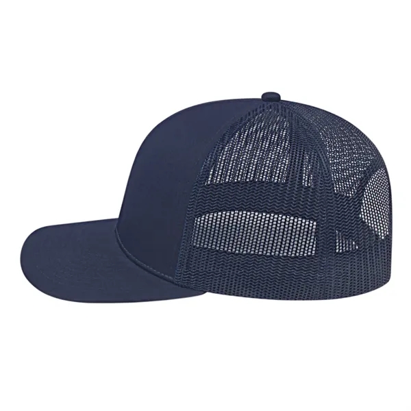 Cap America Poly/Cotton Trucker Mesh Back Cap... from ASI 66887 PCNA / Bullet