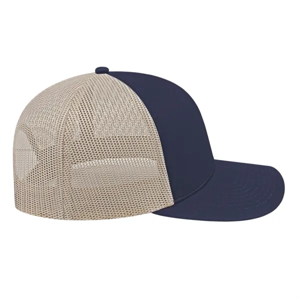 Cap America Poly/Cotton Trucker Mesh Back Cap... from ASI 66887 PCNA / Bullet