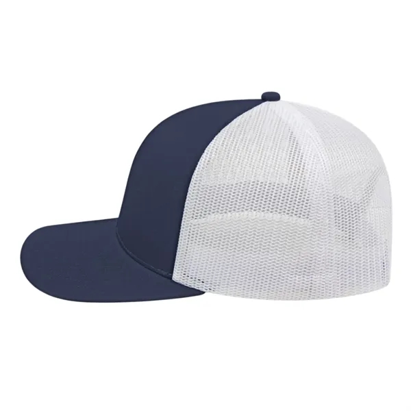 Cap America Poly/Cotton Trucker Mesh Back Cap... from ASI 66887 PCNA / Bullet