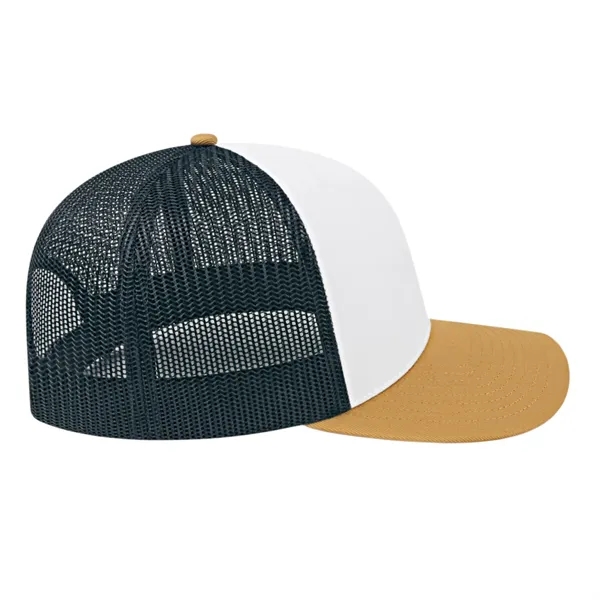 Cap America Poly/Cotton Trucker Mesh Back Cap... from ASI 66887 PCNA / Bullet