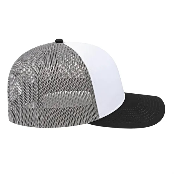 Cap America Poly/Cotton Trucker Mesh Back Cap... from ASI 66887 PCNA / Bullet