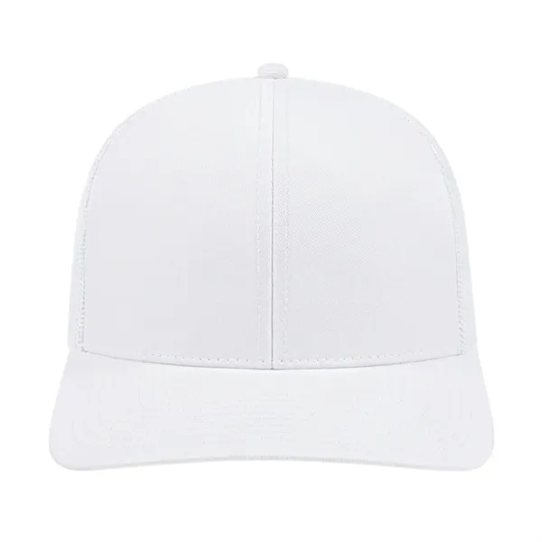 Cap America Poly/Cotton Trucker Mesh Back Cap... from ASI 66887 PCNA / Bullet