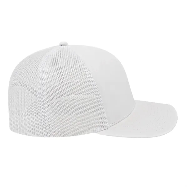Cap America Poly/Cotton Trucker Mesh Back Cap... from ASI 66887 PCNA / Bullet