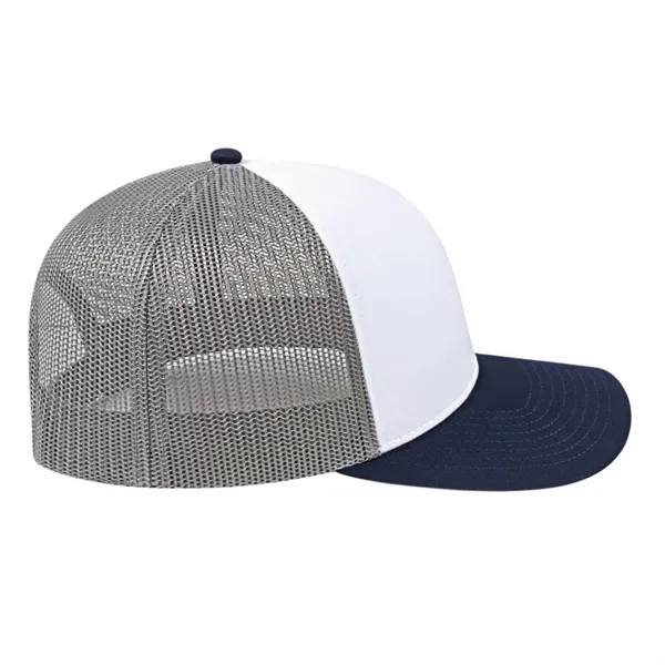 Cap America Poly/Cotton Trucker Mesh Back Cap... from ASI 66887 PCNA / Bullet