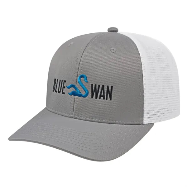 Cap America Premium Trucker Mesh Back Cap; features a shapeable pre-curved... from ASI 66887 PCNA / Bullet