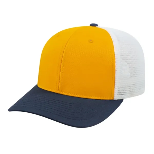 Cap America Premium Trucker Mesh Back Cap; features a shapeable pre-curved... from ASI 66887 PCNA / Bullet