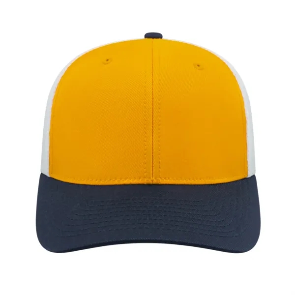 Cap America Premium Trucker Mesh Back Cap; features a shapeable pre-curved... from ASI 66887 PCNA / Bullet