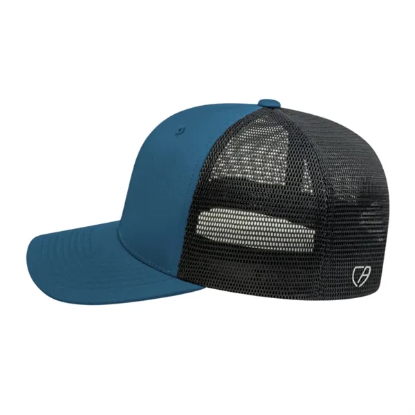 Cap America Premium Trucker Mesh Back Cap; features a shapeable pre-curved... from ASI 66887 PCNA / Bullet