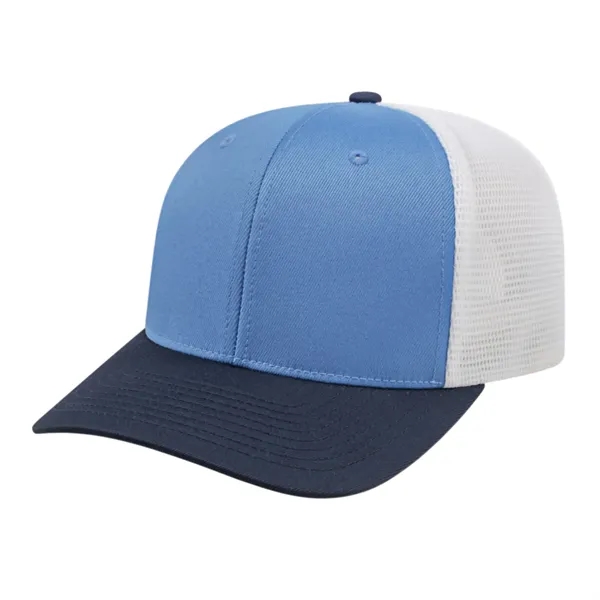 Cap America Premium Trucker Mesh Back Cap; features a shapeable pre-curved... from ASI 66887 PCNA / Bullet