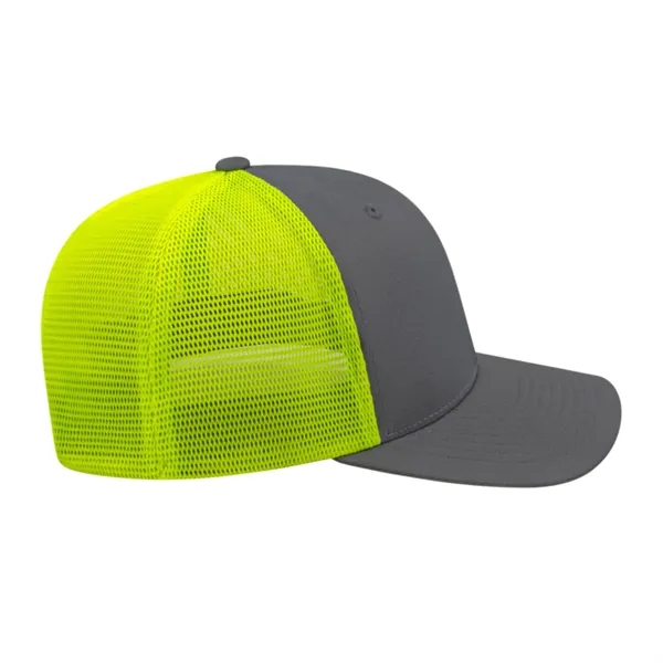 Cap America Premium Trucker Mesh Back Cap; features a shapeable pre-curved... from ASI 66887 PCNA / Bullet