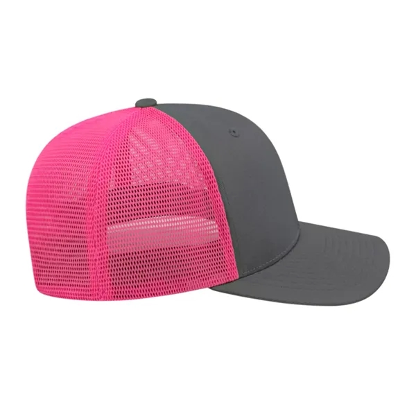 Cap America Premium Trucker Mesh Back Cap; features a shapeable pre-curved... from ASI 66887 PCNA / Bullet