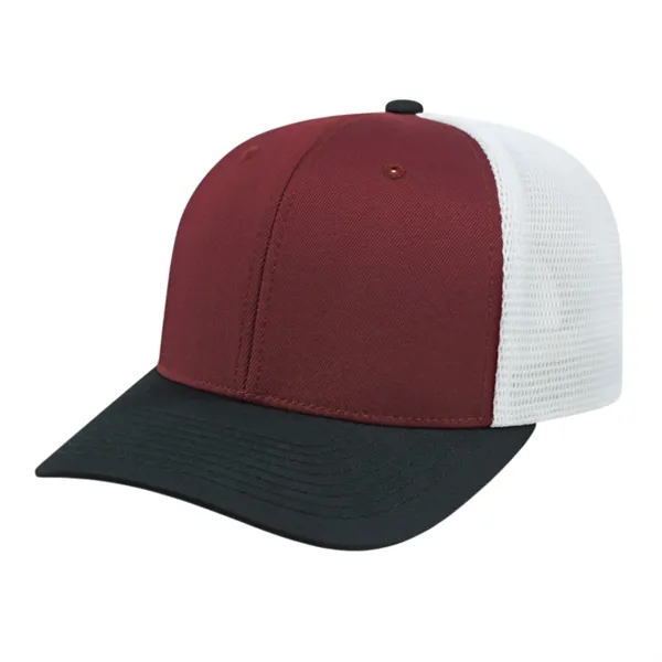 Cap America Premium Trucker Mesh Back Cap; features a shapeable pre-curved... from ASI 66887 PCNA / Bullet