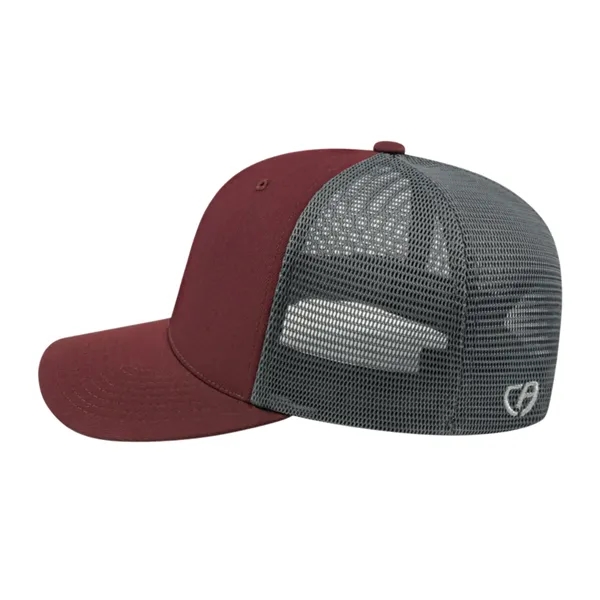 Cap America Premium Trucker Mesh Back Cap; features a shapeable pre-curved... from ASI 66887 PCNA / Bullet